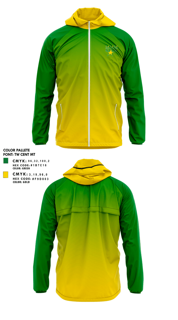 Windbreaker, Southtowns Stars Mite Minor, Ice Hockey, Teamtime, Team time, sublimation, custom sports apparel, team uniforms, spirit wear, spiritwear, sports uniforms, custom shirts, team store, custom team store, fundraiser sports, apparel fundraiser
