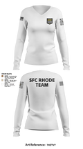 B3 RSP 24367888 Women's Long Sleeve V-neck Shirt - 3
