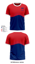 McClintock Chargers Badminton 33320443 Short Sleeve Performance Shirt - 1