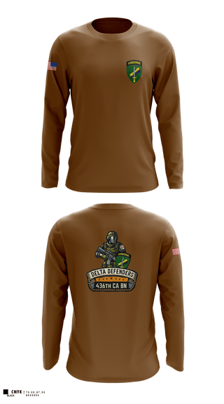 Long Sleeve Performance Shirt, D Co 436th CA BN, , Teamtime, Team time, sublimation, custom sports apparel, team uniforms, spirit wear, spiritwear, sports uniforms, custom shirts, team store, custom team store, fundraiser sports, apparel fundraiser