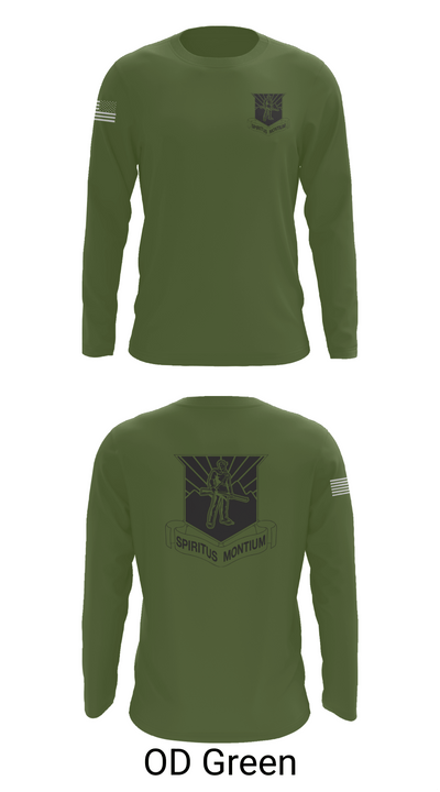 WVU AROTC 40772789 Long Sleeve Performance Shirt 46