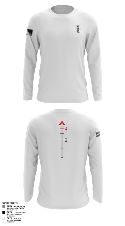 WIARNG Marksmanship 12854544 Long Sleeve Performance Shirt 109