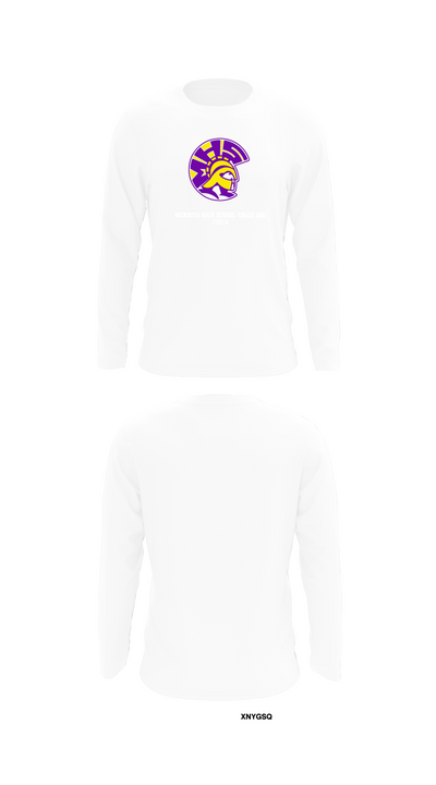 Mendota High School Track and Field 70023215 Long Sleeve Performance Shirt 8