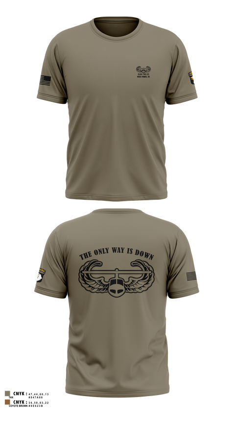 Old School Cotton Feel Shirt, AASLT 10-25 Ft. Campbell, Kentucky, , Teamtime, Team time, sublimation, custom sports apparel, team uniforms, spirit wear, spiritwear, sports uniforms, custom shirts, team store, custom team store, fundraiser sports, apparel fundraiser