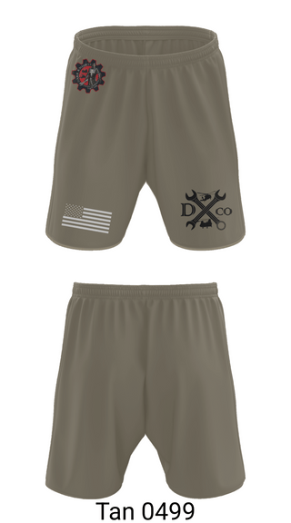 Athletic Shorts With Pockets, D Co. 2-158th AHB, , Teamtime, Team time, sublimation, custom sports apparel, team uniforms, spirit wear, spiritwear, sports uniforms, custom shirts, team store, custom team store, fundraiser sports, apparel fundraiser