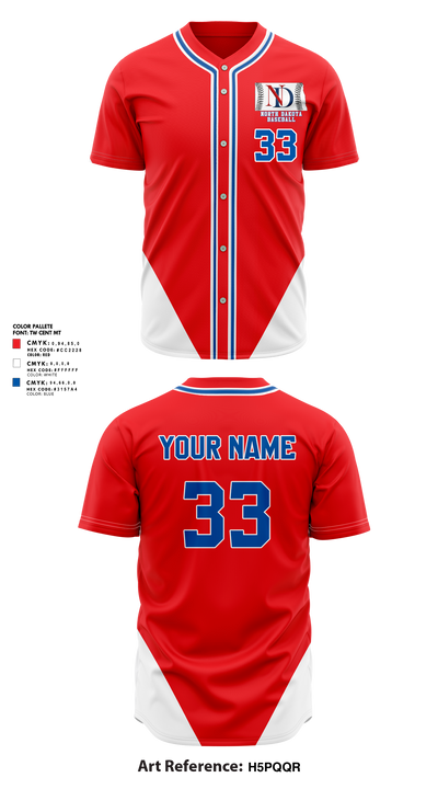 North Dakota Baseball 95809120 Windbreaker - 1