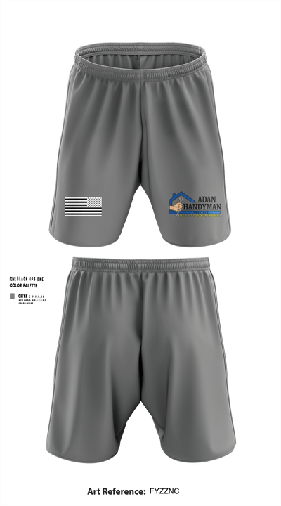Adan Handyman Services 13661285 Athletic Shorts With Pockets - 27