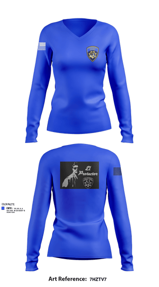 Womens Long Sleeve Vneck Shirt, California Highway Patrol, , Teamtime, Team time, sublimation, custom sports apparel, team uniforms, spirit wear, spiritwear, sports uniforms, custom shirts, team store, custom team store, fundraiser sports, apparel fundraiser