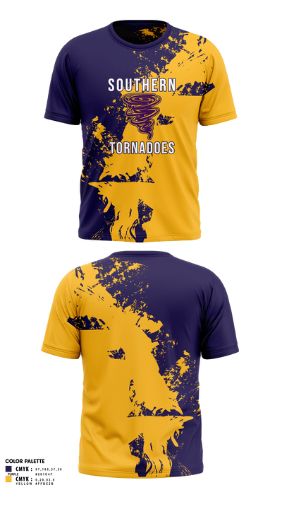 Southern Middle High School Track and Field 54886854 Short Sleeve Performance Shirt - 10