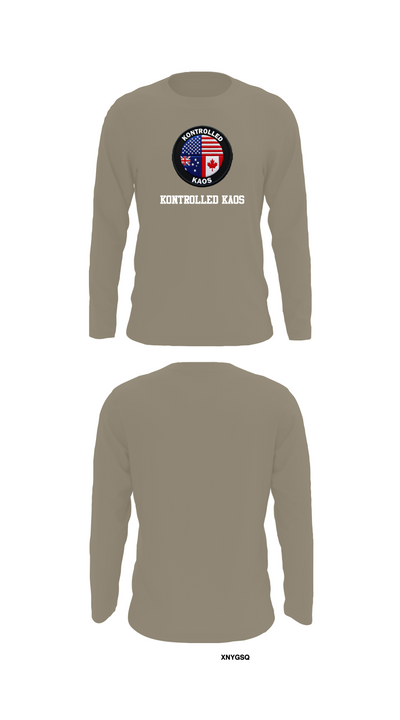 Kontrolled Kaos 4706470 Long Sleeve Performance Shirt 72
