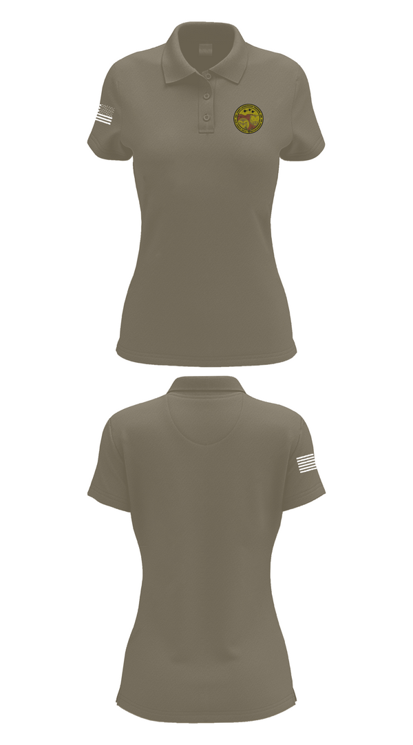 Womens Short Sleeve Performance Polo, Cadet Leadership Training Squadron, Air Force, Teamtime, Team time, sublimation, custom sports apparel, team uniforms, spirit wear, spiritwear, sports uniforms, custom shirts, team store, custom team store, fundraiser sports, apparel fundraiser