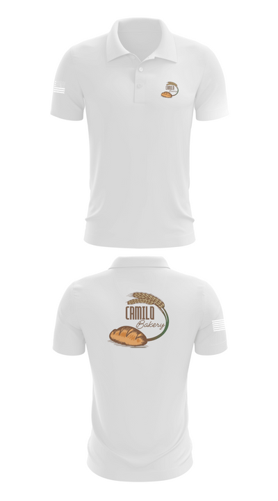 Camilo bakery 23461601 Short Sleeve Performance Polo - 9