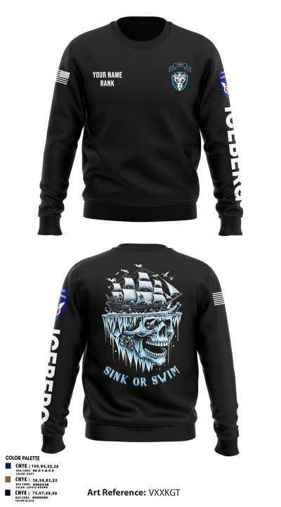 HQ, 95th CM CO 75493136 Crew Neck Sweatshirt - 6