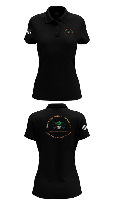 Warrior Arms Training 73865662 Women's Short Sleeve Performance Polo  - 36