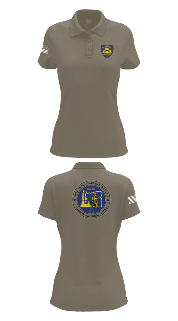 Womens Short Sleeve Performance Polo, JFHQ, Army, Teamtime, Team time, sublimation, custom sports apparel, team uniforms, spirit wear, spiritwear, sports uniforms, custom shirts, team store, custom team store, fundraiser sports, apparel fundraiser