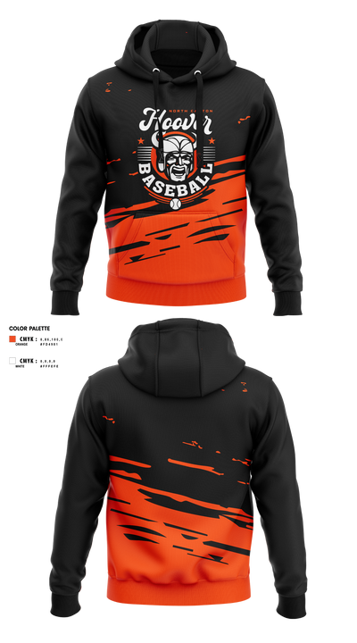 North Canton Hoover Vikings 97031939 Hoodie - 8