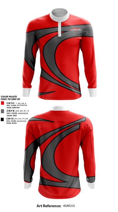 McLean Lacrosse 4222759 Quarter Zip Jacket - 1