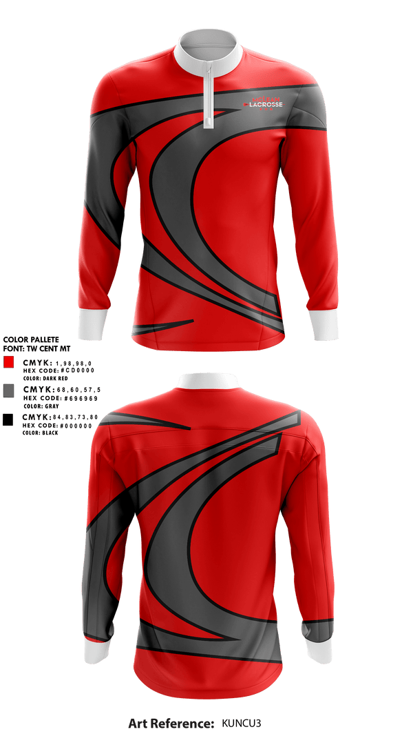 Quarter Zip Jacket, McLean Lacrosse, Men's Lacrosse, Teamtime, Team time, sublimation, custom sports apparel, team uniforms, spirit wear, spiritwear, sports uniforms, custom shirts, team store, custom team store, fundraiser sports, apparel fundraiser