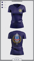Twu Local 100 Ceremonial Unit & Honor Guard 1084090 Women's Short Sleeve V-neck Shirt - 1