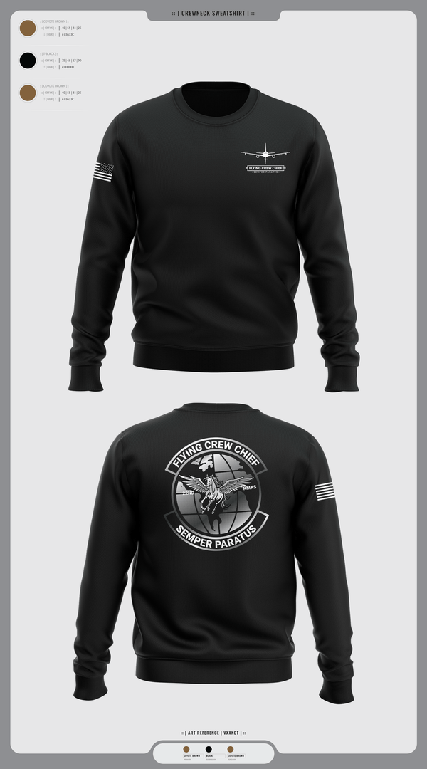 Crew Neck Sweatshirt, FLYING CREW CHIEFS, , Teamtime, Team time, sublimation, custom sports apparel, team uniforms, spirit wear, spiritwear, sports uniforms, custom shirts, team store, custom team store, fundraiser sports, apparel fundraiser