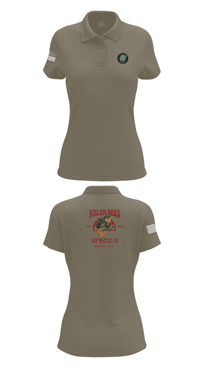 1SFG(A), 3rd BN, BSC 1945772 Women's Short Sleeve Performance Polo  - 75