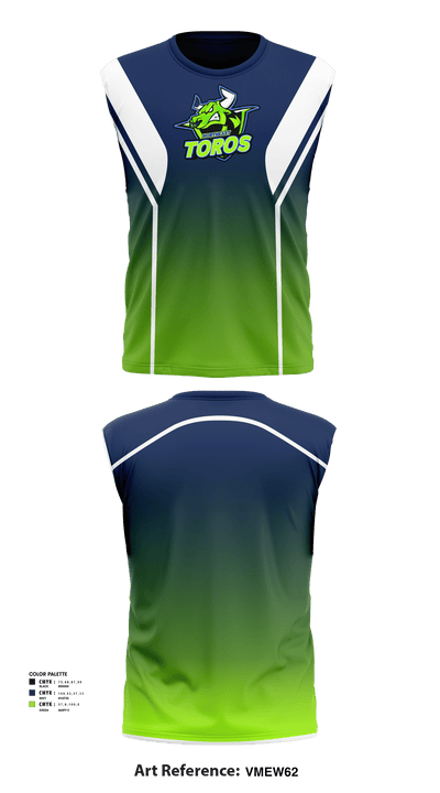 Northeast Toros Football 18068925 Sleeveless Performance Shirt - 2