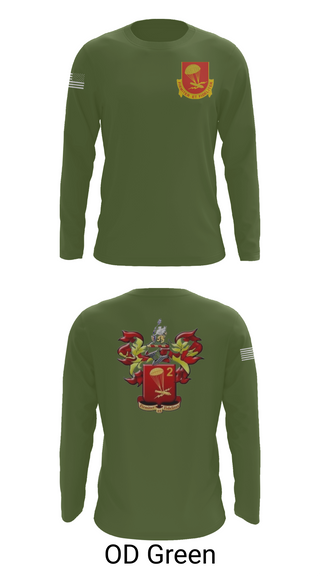 Long Sleeve Performance Shirt, 2-377 PFAR, Army, Teamtime, Team time, sublimation, custom sports apparel, team uniforms, spirit wear, spiritwear, sports uniforms, custom shirts, team store, custom team store, fundraiser sports, apparel fundraiser