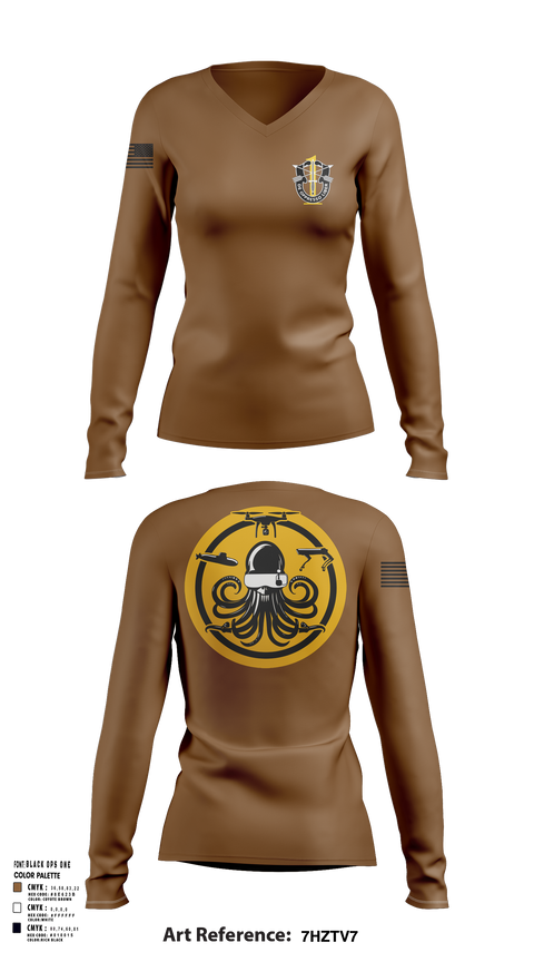 Womens Long Sleeve Vneck Shirt, SORD, 1st group, , Teamtime, Team time, sublimation, custom sports apparel, team uniforms, spirit wear, spiritwear, sports uniforms, custom shirts, team store, custom team store, fundraiser sports, apparel fundraiser