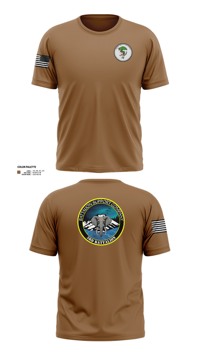 1SFG(A) 3rd BN BSC 68402160 Old School Cotton Feel Shirt - 3