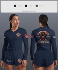 PVFR 34232026 Women's Long Sleeve V-neck Shirt - 1