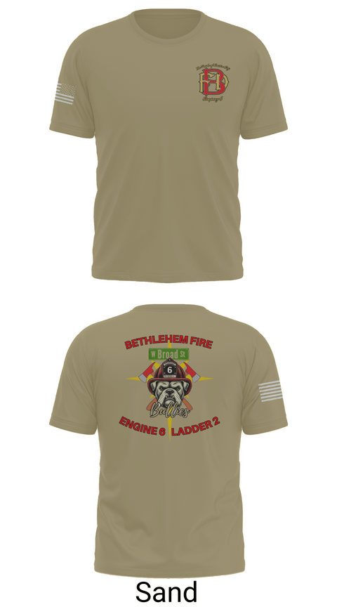Short Sleeve Performance Shirt, Bethlehem Fire Department E6/L2, , Teamtime, Team time, sublimation, custom sports apparel, team uniforms, spirit wear, spiritwear, sports uniforms, custom shirts, team store, custom team store, fundraiser sports, apparel fundraiser