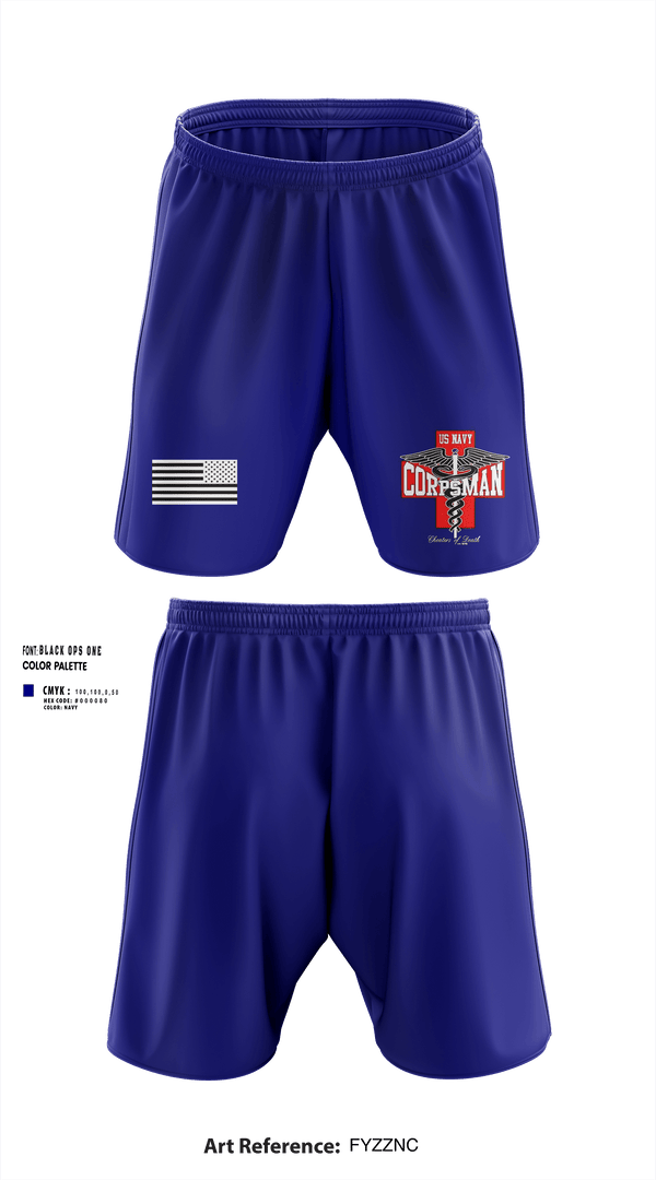 Athletic Shorts With Pockets, Corpsman, Navy, Teamtime, Team time, sublimation, custom sports apparel, team uniforms, spirit wear, spiritwear, sports uniforms, custom shirts, team store, custom team store, fundraiser sports, apparel fundraiser