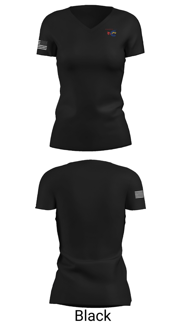 Womens Short Sleeve Vneck Shirt, Forreston High School Track and Field, Track & Field, Teamtime, Team time, sublimation, custom sports apparel, team uniforms, spirit wear, spiritwear, sports uniforms, custom shirts, team store, custom team store, fundraiser sports, apparel fundraiser
