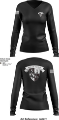 MCAS Yuma Station S6 57847076 Women's Long Sleeve V-neck Shirt - 27