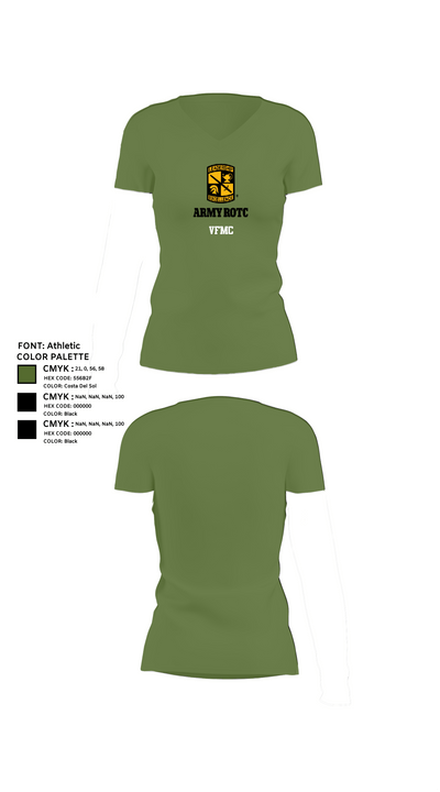 VFMC 76664769 Women's Short Sleeve V-neck Shirt - 44