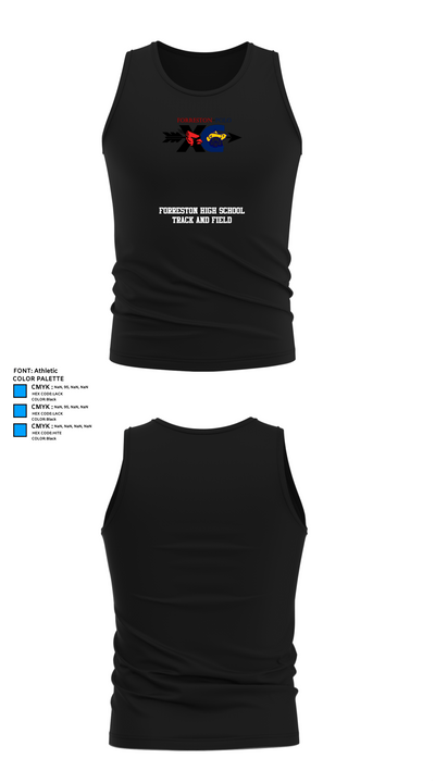 Forreston High School Track and Field 13556673 Tank Top - 32