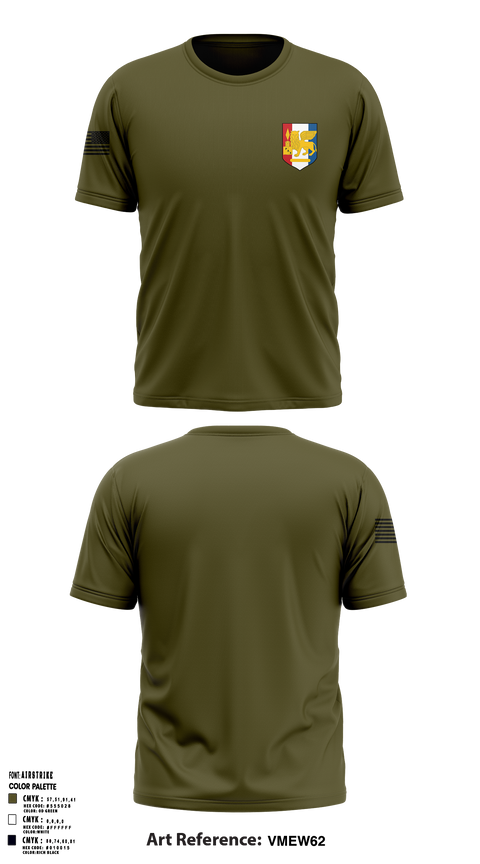 Short Sleeve Performance Shirt, 88th Artillery Detachment, , Teamtime, Team time, sublimation, custom sports apparel, team uniforms, spirit wear, spiritwear, sports uniforms, custom shirts, team store, custom team store, fundraiser sports, apparel fundraiser