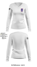Hmh-772  Women's Long Sleeve V-neck Shirt - 2