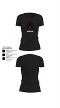 593rd esc 84588432 Women's Short Sleeve V-neck Shirt - 24