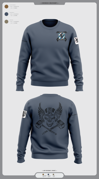 Crew Neck Sweatshirt, 1-28 Infantry battalion, , Teamtime, Team time, sublimation, custom sports apparel, team uniforms, spirit wear, spiritwear, sports uniforms, custom shirts, team store, custom team store, fundraiser sports, apparel fundraiser