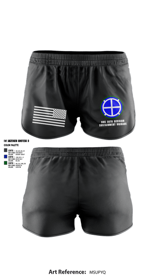 Ranger Panties, HHC 35th Division Sustainment Brigade, National Guard, Teamtime, Team time, sublimation, custom sports apparel, team uniforms, spirit wear, spiritwear, sports uniforms, custom shirts, team store, custom team store, fundraiser sports, apparel fundraiser