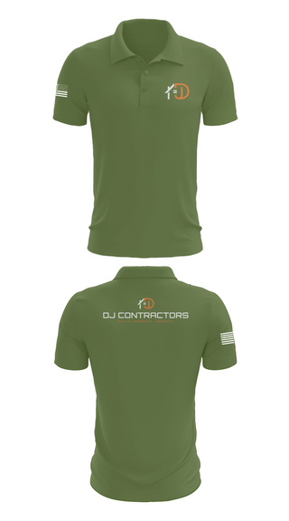 Short Sleeve Performance Polo, DJ CONTRACTORS, , Teamtime, Team time, sublimation, custom sports apparel, team uniforms, spirit wear, spiritwear, sports uniforms, custom shirts, team store, custom team store, fundraiser sports, apparel fundraiser