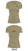 Pershing Rifles Troop L-1 10347059 Women's Short Sleeve V-neck Shirt - 88