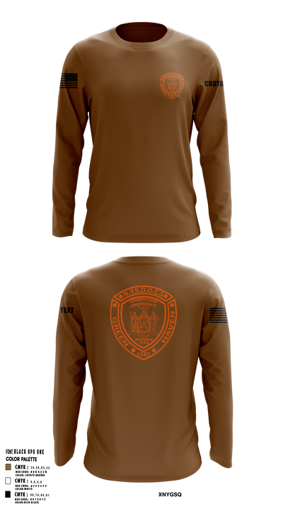 Green Haven CERT 13019233 Long Sleeve Performance Shirt 110