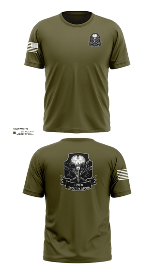Short Sleeve Performance Shirt, 1-153 IN Scout Platoon, National Guard, Teamtime, Team time, sublimation, custom sports apparel, team uniforms, spirit wear, spiritwear, sports uniforms, custom shirts, team store, custom team store, fundraiser sports, apparel fundraiser