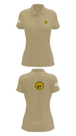 Womens Short Sleeve Performance Polo, Battlespace Surveillance Company, , Teamtime, Team time, sublimation, custom sports apparel, team uniforms, spirit wear, spiritwear, sports uniforms, custom shirts, team store, custom team store, fundraiser sports, apparel fundraiser