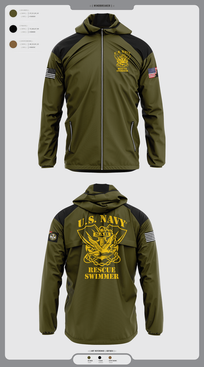 Aircrew Rescue Swimmer 89719017 Windbreaker - 1