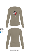 Howar Middle School Track & Field 69714419 Women's Long Sleeve V-neck Shirt - 25
