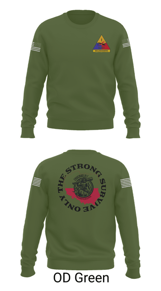 Crew Neck Sweatshirt, 261st BSC CAVEMAN PLT, , Teamtime, Team time, sublimation, custom sports apparel, team uniforms, spirit wear, spiritwear, sports uniforms, custom shirts, team store, custom team store, fundraiser sports, apparel fundraiser