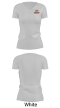 Sabrecats Lacrosse 57576752 Women's Short Sleeve V-neck Shirt - 19